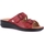 Schoenen Dames Leren slippers Grunland DSG-CE0255 Rood
