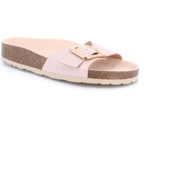 Schoenen Dames Leren slippers Grunland DSG-CB3061 Roze