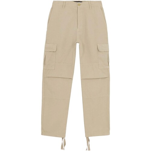 Textiel Heren Broeken / Pantalons Iuter Cargo Ripstop Pants Beige