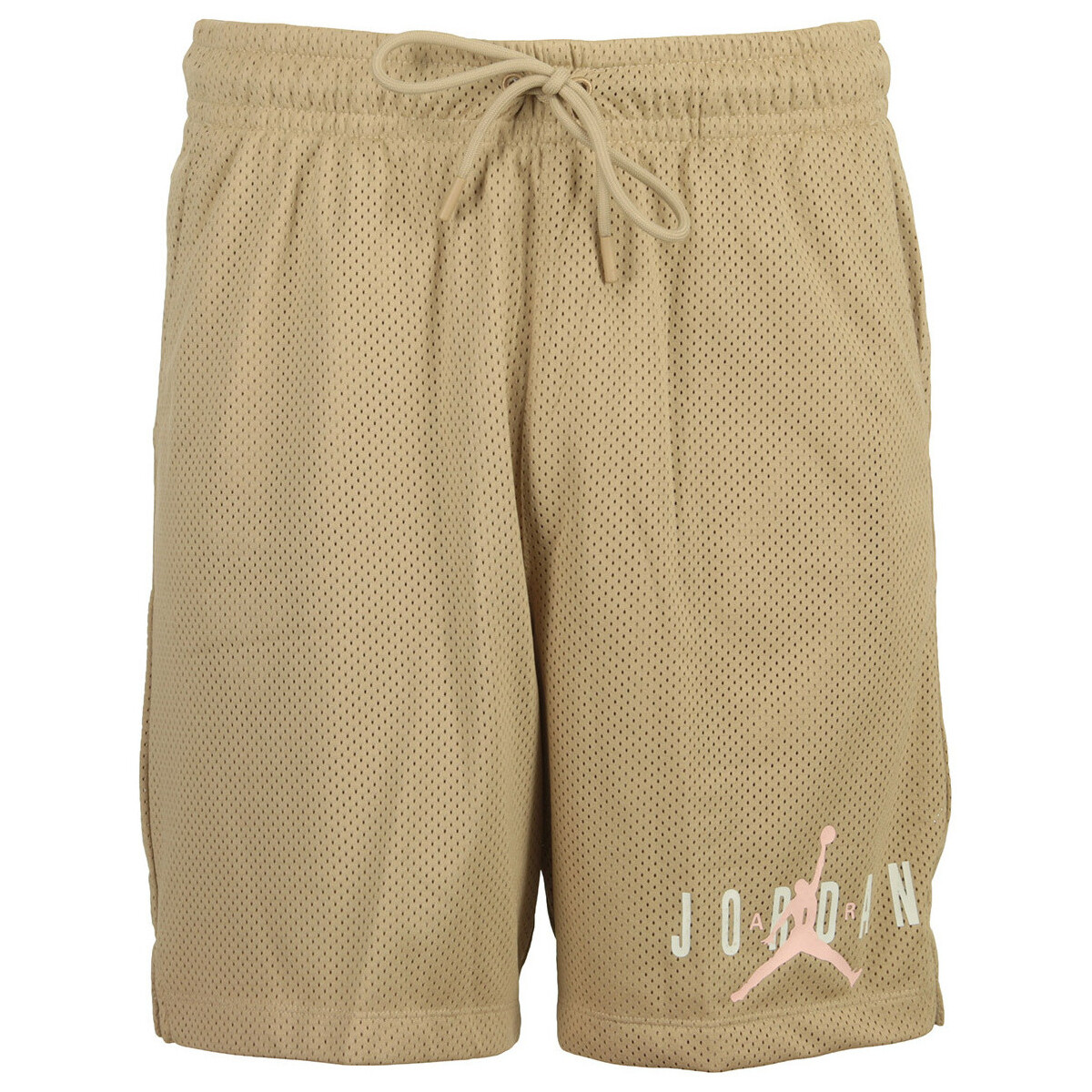 Textiel Heren Korte broeken / Bermuda's Nike M J Ess Mesh Gfx Short Beige