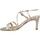 Schoenen Dames Sandalen / Open schoenen Freelance Bella 65 Cuir Metal Femme Champagne Beige