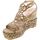 Schoenen Dames Sandalen / Open schoenen Gold&gold Sandalo Donna Camel Gh07 Beige