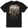 Textiel Heren T-shirts & Polo’s Propaganda T-Shirt Ribs Skull Zwart