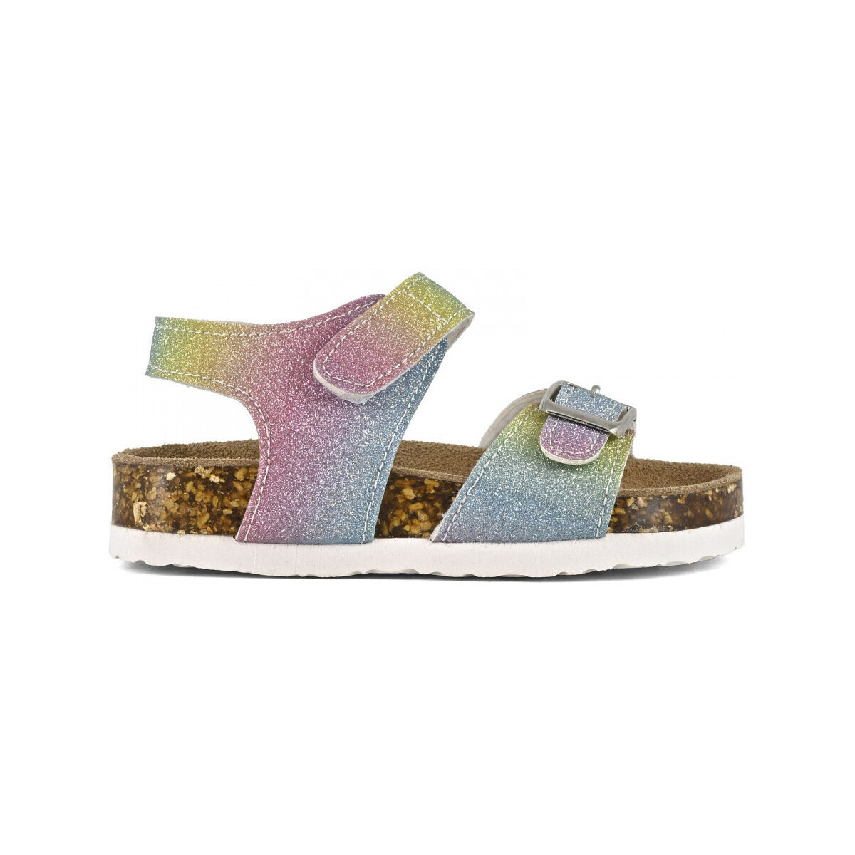 Schoenen Kinderen Sandalen / Open schoenen Colors of California Bio sandal microglitter Multicolour