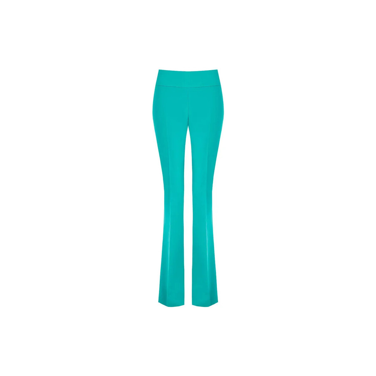 Textiel Dames Broeken / Pantalons Rinascimento CFC0117682003 Vert paon