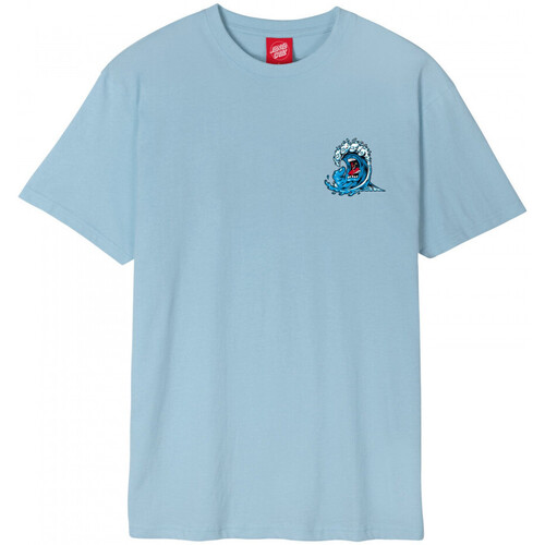 Textiel Heren T-shirts & Polo’s Santa Cruz Screaming wave Blauw