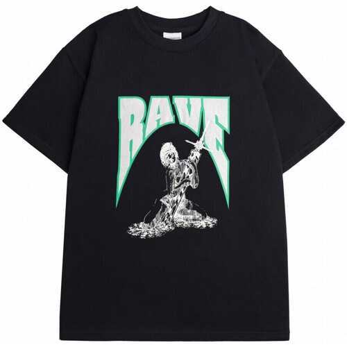 Textiel Heren T-shirts & Polo’s Rave Casca tee Zwart