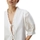 Textiel Dames Tops / Blousjes Object Top Brodera S/S - White Sand Wit