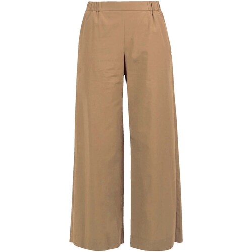 Textiel Dames Losse broeken / Harembroeken Ottodame Pantalone- Pants Beige