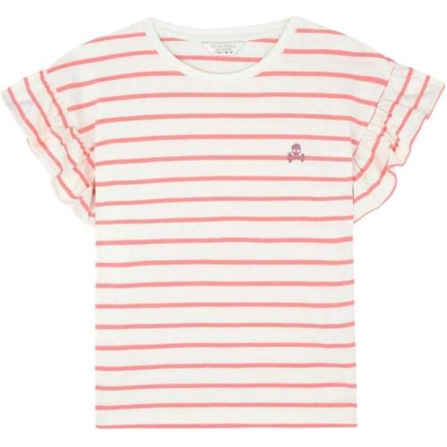 Textiel Meisjes T-shirts korte mouwen Scalpers  Roze