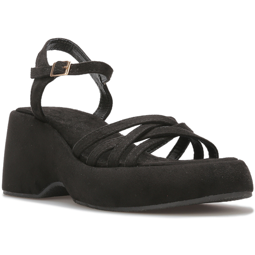 Schoenen Dames Sandalen / Open schoenen La Modeuse 70216_P163795 Zwart