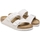 Schoenen Dames Sandalen / Open schoenen Birkenstock Arizona 1026842 Narrow - Antique White Wit