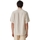 Textiel Heren Overhemden lange mouwen Portuguese Flannel Linen Camp Collar Shirt - Raw Beige