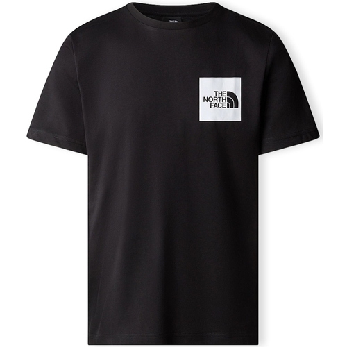 Textiel Heren T-shirts & Polo’s The North Face Fine T-Shirt - Black Zwart