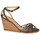 Schoenen Dames Sandalen / Open schoenen Petite Mendigote COLOMBE Zwart / Goud