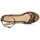 Schoenen Dames Sandalen / Open schoenen Petite Mendigote COLOMBE Zwart / Goud
