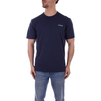 Textiel Heren T-shirts korte mouwen Mc2 Saint Barth DOV0001 Marine