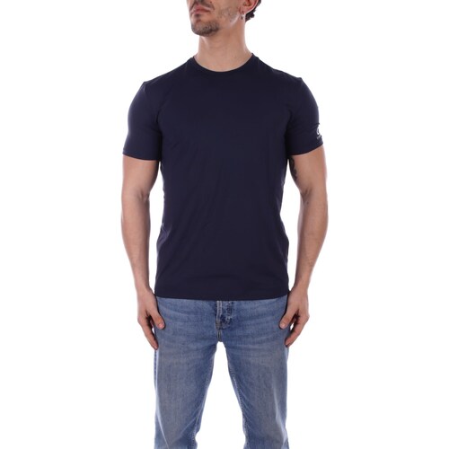 Textiel Heren T-shirts korte mouwen Suns TSS41029U Marine