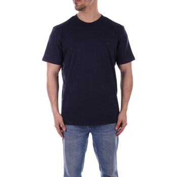 Textiel Heren T-shirts korte mouwen Woolrich CFWOTE0093MRUT2926UT2926 Marine