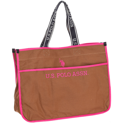 Tassen Dames Tote tassen / Boodschappentassen U.S Polo Assn. BEUHX2831WUA-BROWN Multicolour