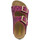 Schoenen Kinderen Sandalen / Open schoenen Colors of California Glitter sandal 2 buckles Roze