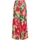 Textiel Dames Broeken / Pantalons Vila Halin Wide Trousers - Swamp/Big Flower Multicolour