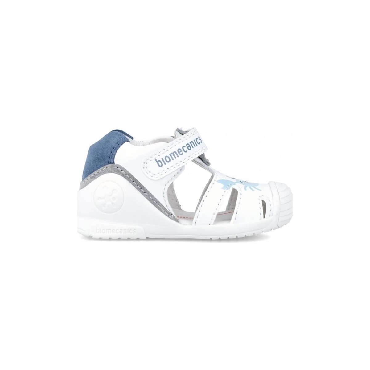 Schoenen Kinderen Sandalen / Open schoenen Biomecanics Kids Sandals 242123-A - White Blauw