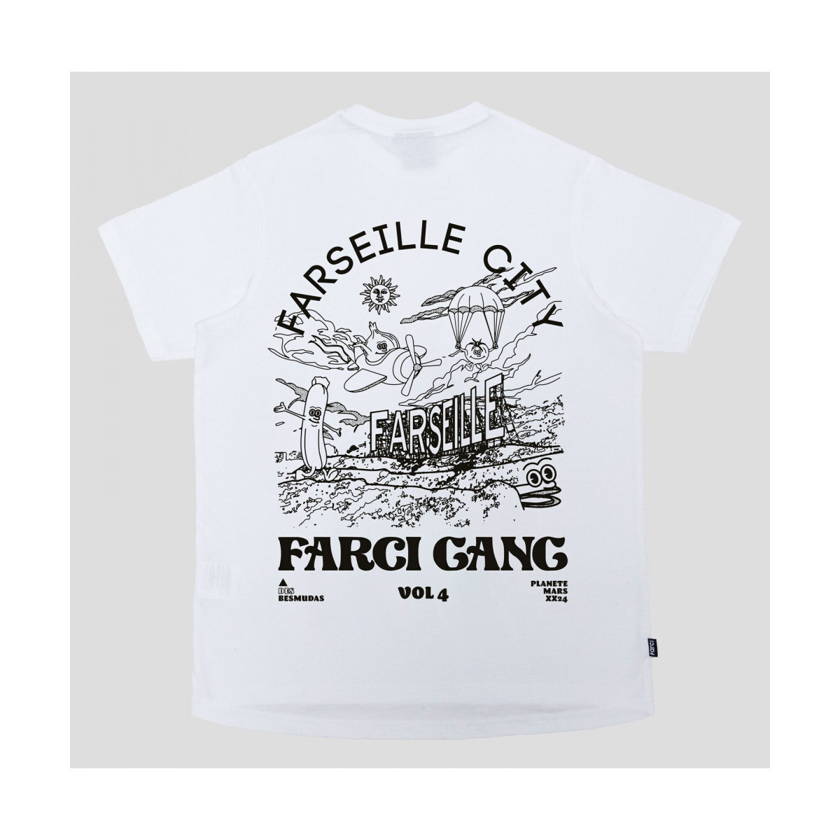 Textiel Heren T-shirts & Polo’s Farci Tee farseille Wit