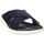 Schoenen Heren Leren slippers Bugatti 321-ak083-1400 Blauw
