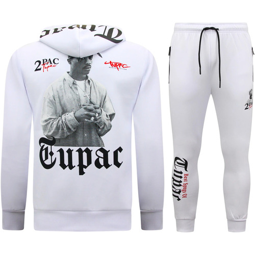 Textiel Heren Trainingspakken Top Star Joggingpakken Tupac Pac Huispakken Wit