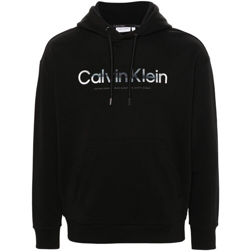 Textiel Heren Sweaters / Sweatshirts Calvin Klein Jeans K10K112952 Zwart