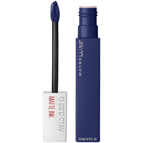 schoonheid Dames Lipstick Maybelline New York Matte Vloeibare Lippenstift Superstay Matte Ink Blauw