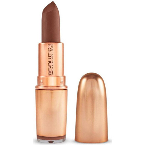 schoonheid Dames Lipstick Makeup Revolution Lippenstift Iconic Matte Nude Brown