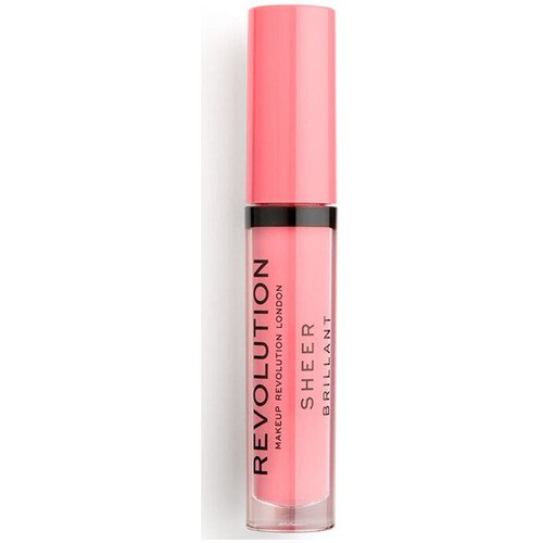schoonheid Dames Lipgloss Makeup Revolution Transparante Glanzende Lipgloss Roze