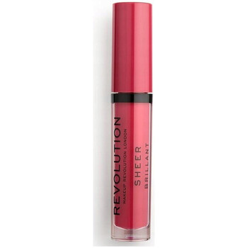 schoonheid Dames Lipgloss Makeup Revolution Transparante Glanzende Lipgloss - 141 Rouge Rood