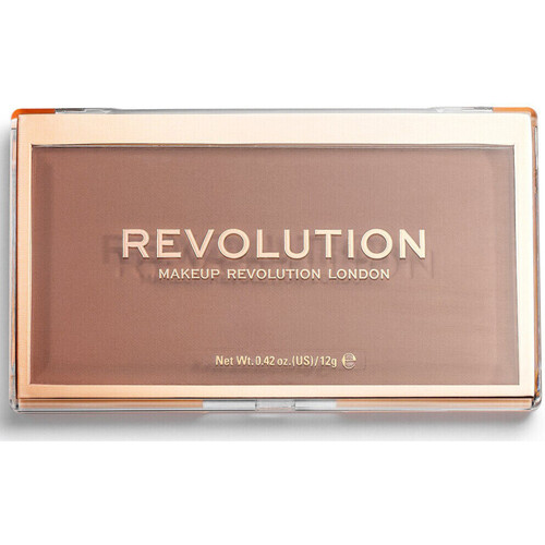 schoonheid Dames Blush & poeder Makeup Revolution Matte Compact Poeder Basis - P10 Brown