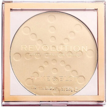 schoonheid Dames Blush & poeder Makeup Revolution Bak- en afwerkingspoeder Bake & Blot Geel