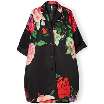 Textiel Dames Mantel jassen Wendy Trendy Jacket 224039 - Floral Zwart
