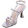 Schoenen Dames Sandalen / Open schoenen Lorenzo Mari Sandalo Donna Argento Mirta-03 Zilver