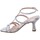 Schoenen Dames Sandalen / Open schoenen Lorenzo Mari Sandalo Donna Argento Mirta-03 Zilver
