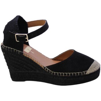Schoenen Dames Sandalen / Open schoenen Viguera Sandalo Espadrillas Donna Nero 1632/24 Zwart