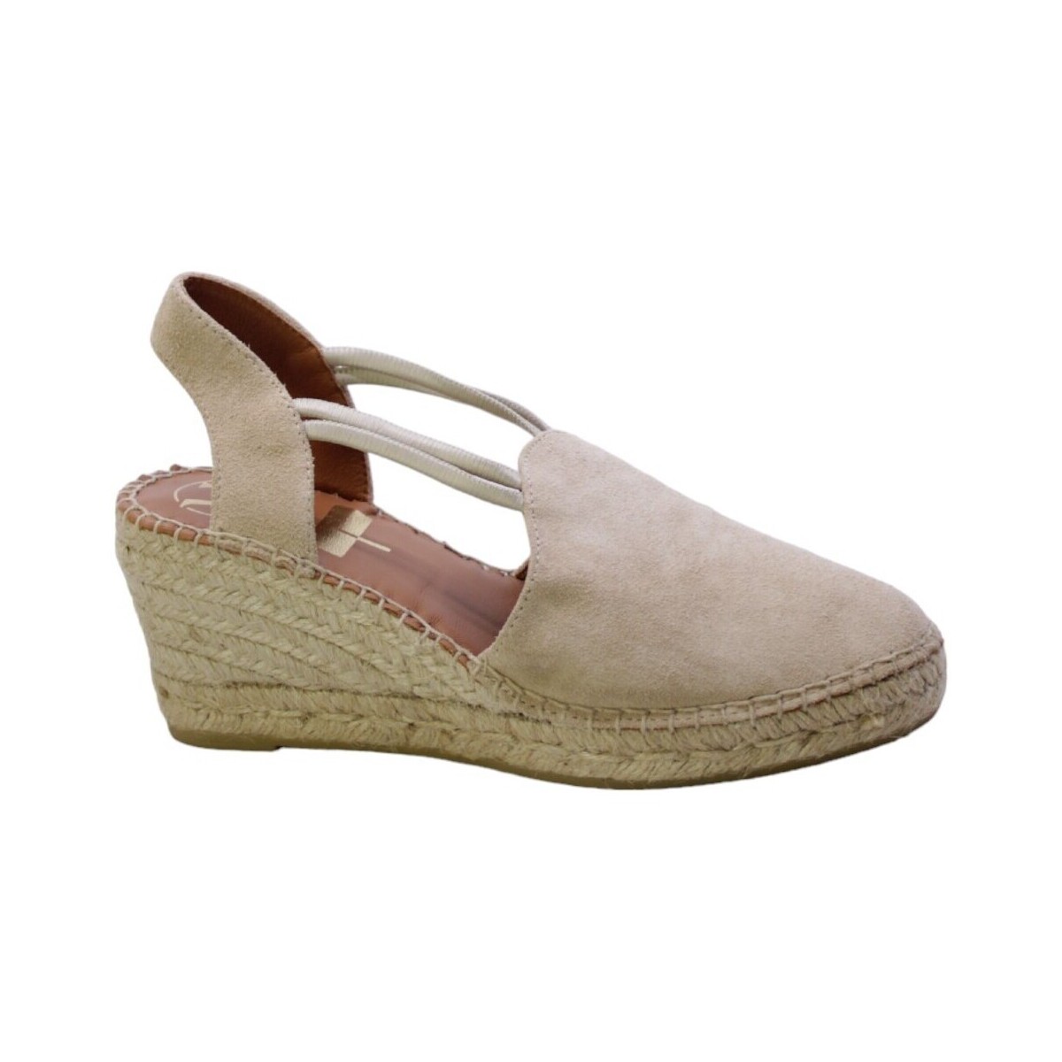 Schoenen Dames Sandalen / Open schoenen Viguera Sandalo Espadrillas Donna Beige 1824/24 Beige