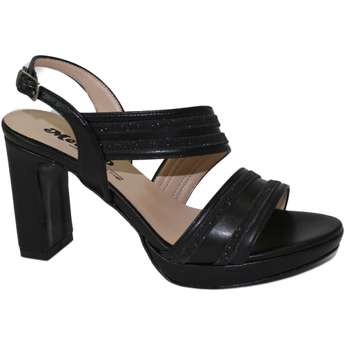 Schoenen Dames Sandalen / Open schoenen Melluso MEL-E24-J648-NE Zwart
