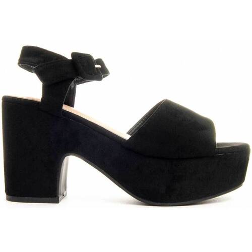 Schoenen Dames Sandalen / Open schoenen Leindia 89328 Zwart