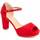 Schoenen Dames Sandalen / Open schoenen Leindia 89339 Rood