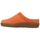 Schoenen Dames Leren slippers Haflinger TRAVELCLASSIC H Orange