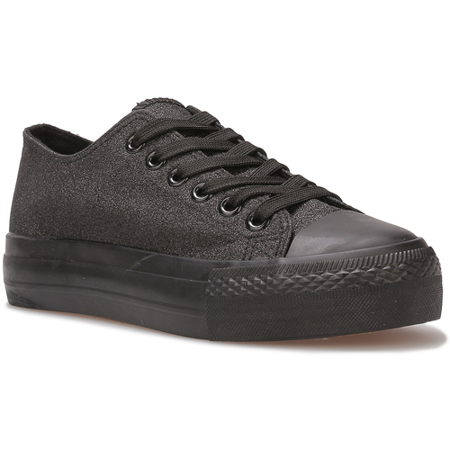 Schoenen Dames Sneakers La Modeuse 70768_P165607 Zwart