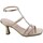 Schoenen Dames Sandalen / Open schoenen Lorenzo Mari Sandalo Donna Platino Mirta-03 Goud