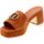 Schoenen Dames Sandalen / Open schoenen Guess Mules Donna Cuoio/Terra Fljcin-sue03 Brown