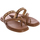 Schoenen Dames Sandalen / Open schoenen MICHAEL Michael Kors 40T2ALFA1L-BROWN Brown